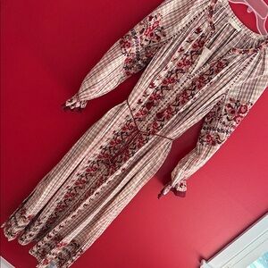 NWT Ulla Johnson Filia Maxi Dress Madras Sz 6